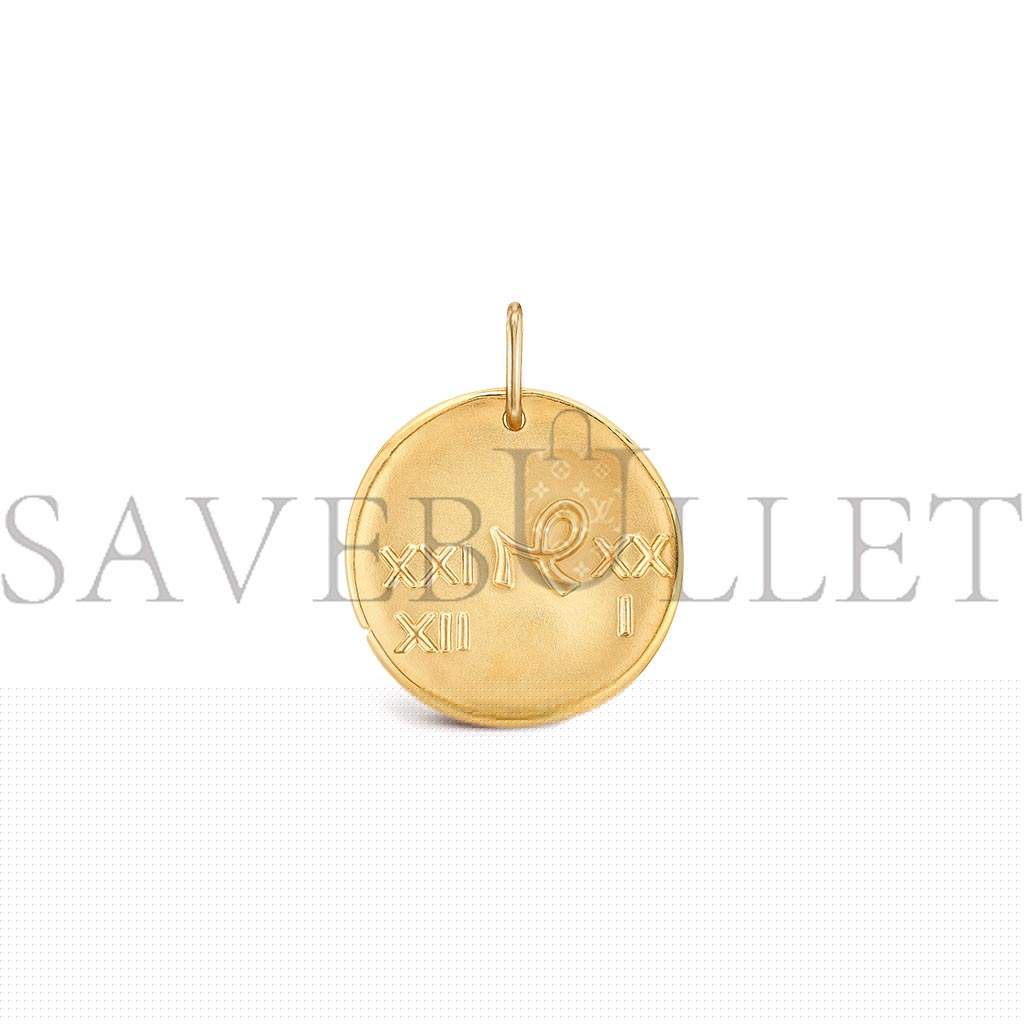 V*N CL*F arpels zodiaque medal capricorni (capricorn) - yellow gold  vcarp7sr00